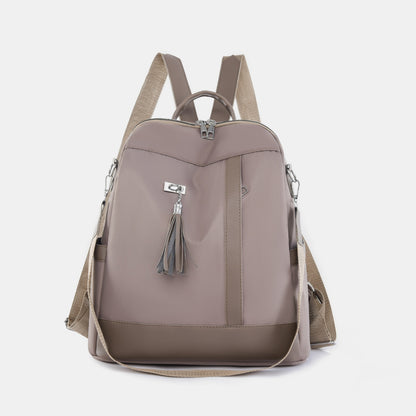 Tassel Oxford Cloth Backpack Bag -  LOOCK MAKET