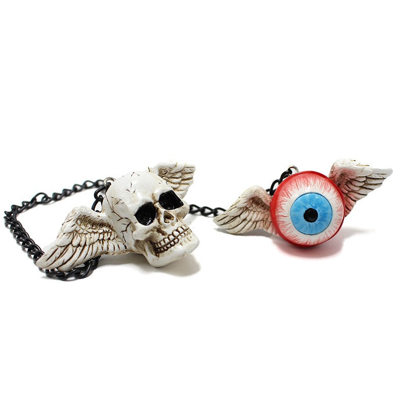 Creative resin for hanging accessories on the eye skeleton car