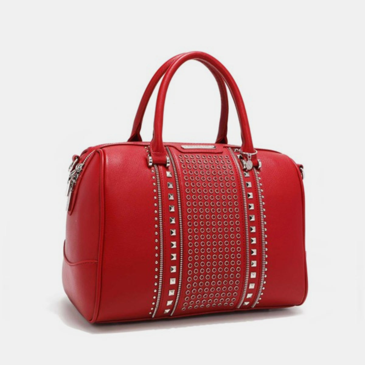 Nicole Lee USA Studded Boston Bag -  LOOCK MAKET