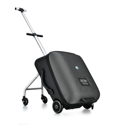 Children&#39;s suitcase trolley case can sit and ride on travel suitcase migao same lazy suitcase