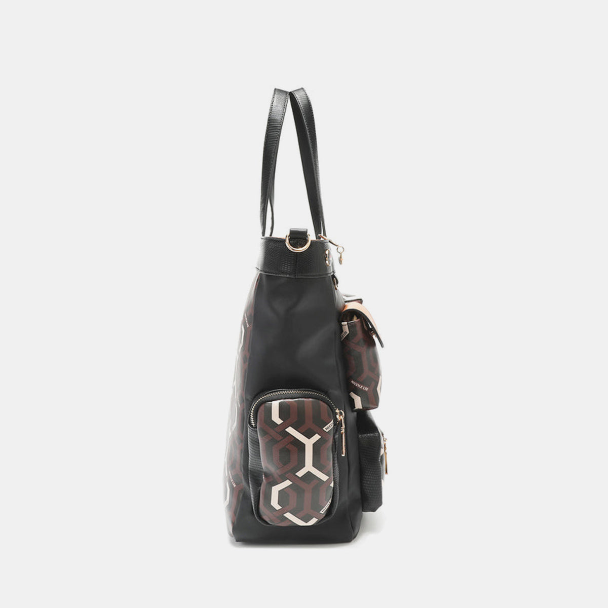 Nicole Lee USA Geometric Pattern Tote Bag -  LOOCK MAKET