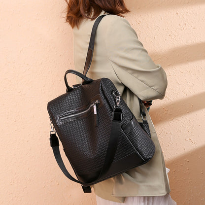 PU Leather Backpack Bag -  LOOCK MAKET