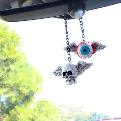 Creative resin for hanging accessories on the eye skeleton car