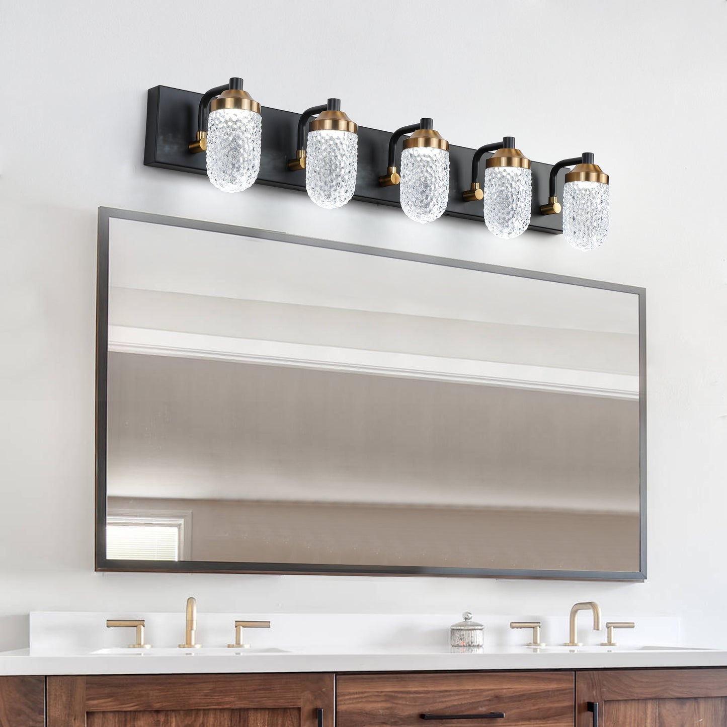 Vanity Lights With 5 LED Bulbs For Bathroom  Lighting