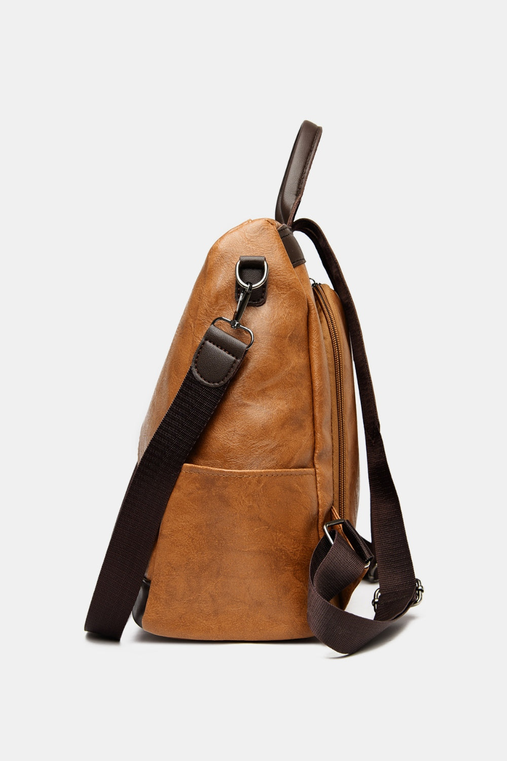 PU Leather Large Backpack Bag -  LOOCK MAKET