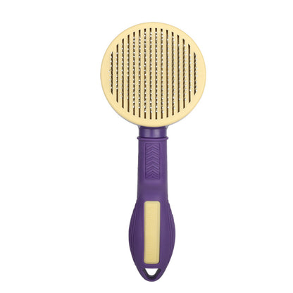 Pet Comb Automatic Hair Removal Comb Cat Comb Hair Removal Beauty Self Cleaning Pet Comb Supplies