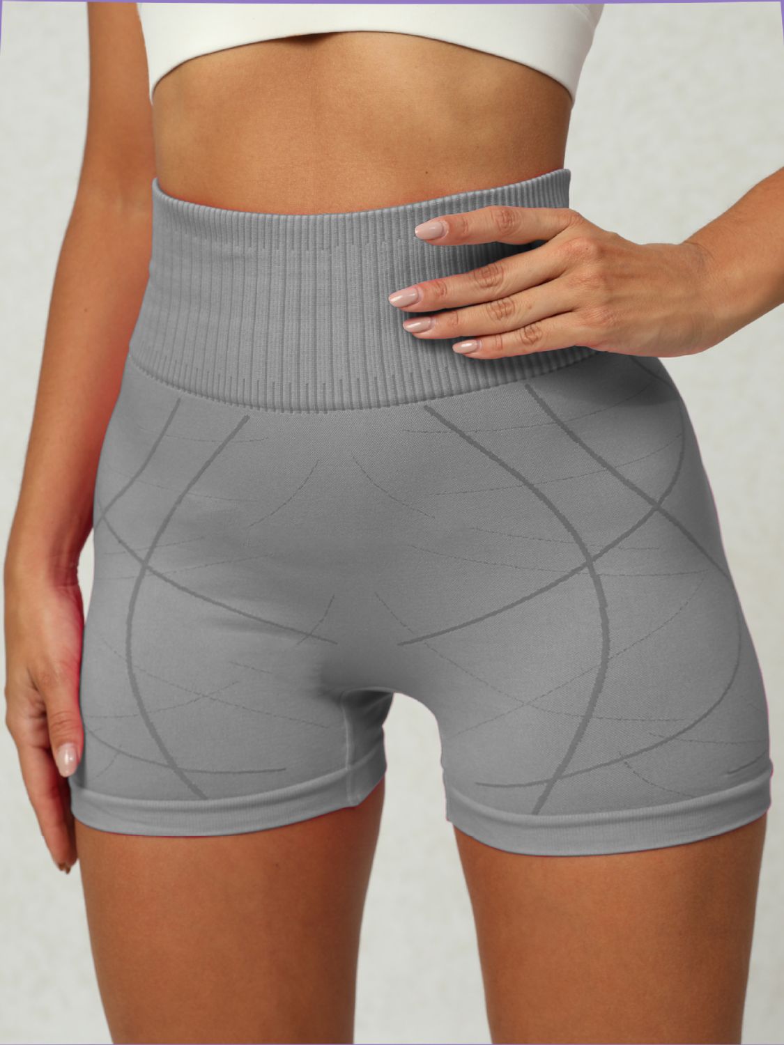 High Waist Active Shorts -  LOOCK MAKET