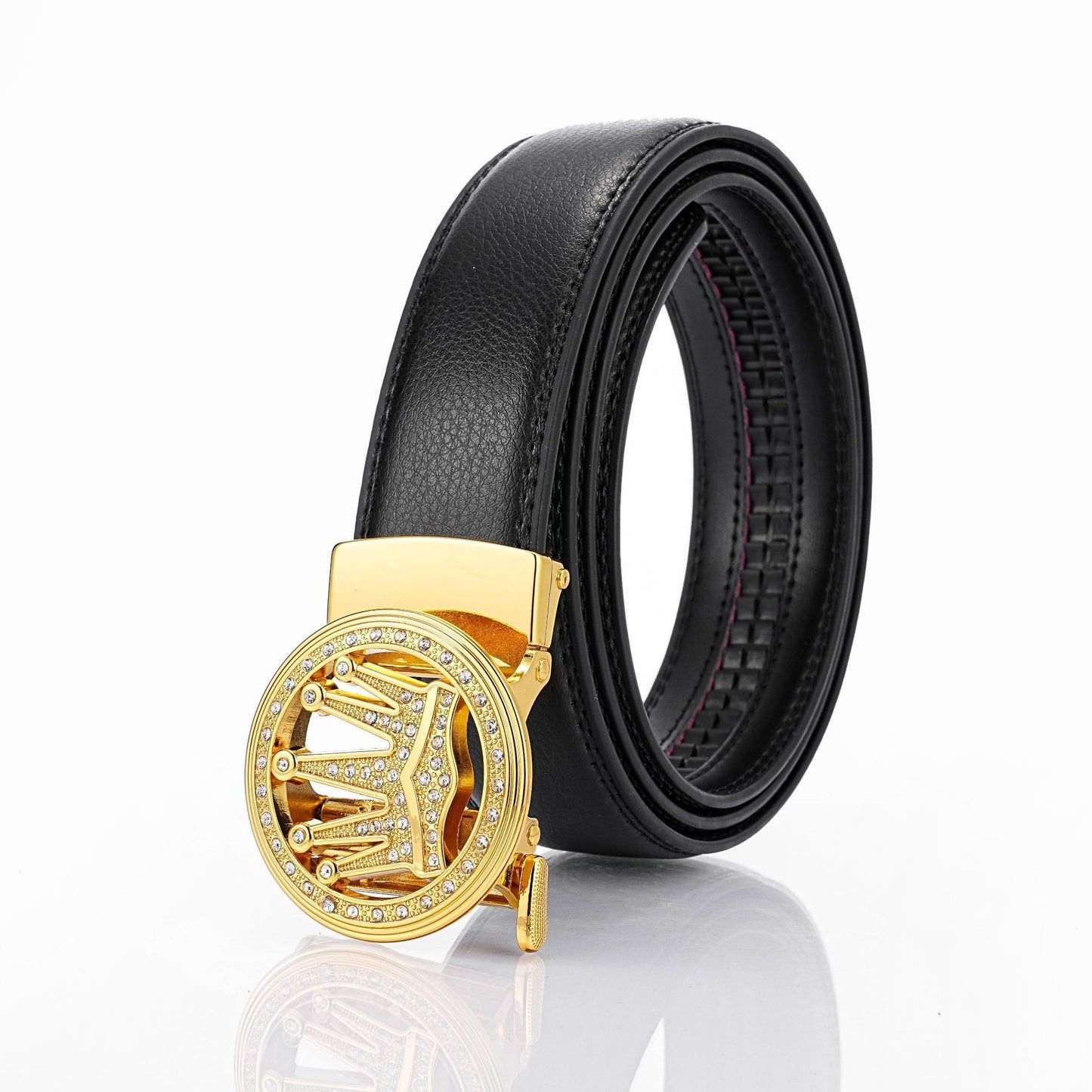 Men's automatic buckle belt