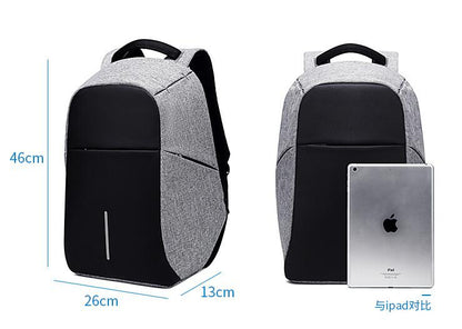 Men Anti theft Backpack USB Charging 15.6 Laptop Backpack Multifunction Waterproof Travel Bagpack  School bag