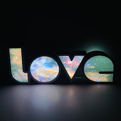 Led Decorative Lights String Valentine's Day Proposal Confession Love Light Box English Letters Modeling Lights