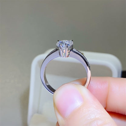 3 Carat Moissanite 925 Sterling Silver Ring -  LOOCK MAKET