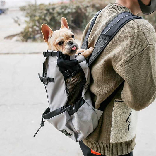 Pet Shoulder Traveler Backpack Medium And Large Dogs Exposed Bag Ventilation And Breathable Washable Outdoor Backpack