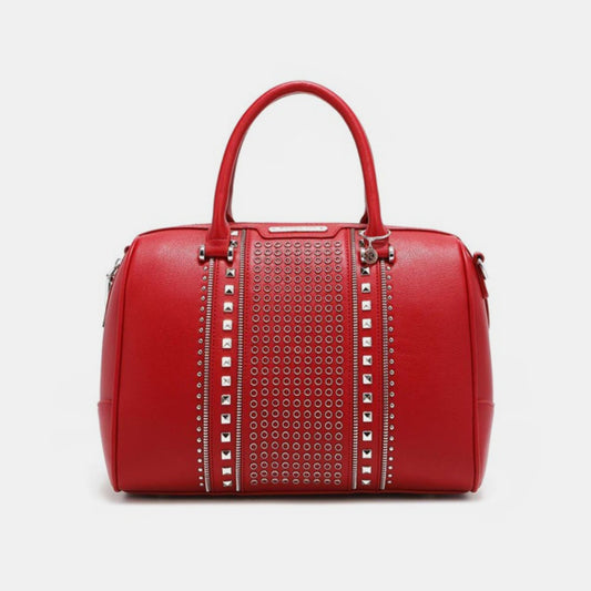 Nicole Lee USA Studded Boston Bag -  LOOCK MAKET