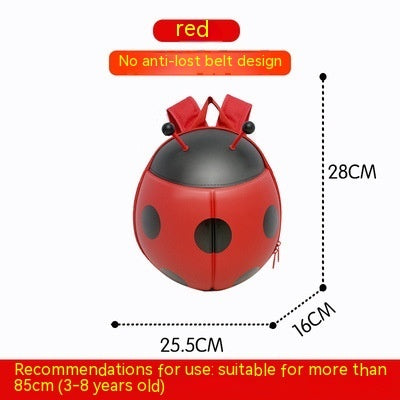 Cute Ladybug Backpack Children's Schoolbag Cartoon