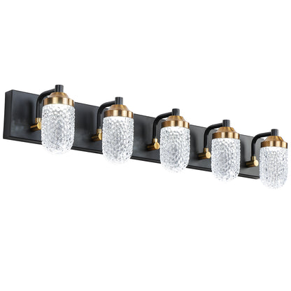 Vanity Lights With 5 LED Bulbs For Bathroom  Lighting