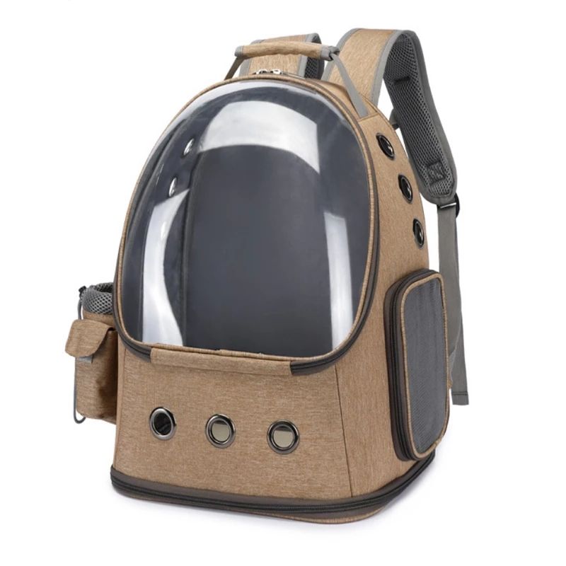 Pet Space Cat Backpack Fashion Transparent Breathable Cat Bag Dog Bag Folding Pet Bag