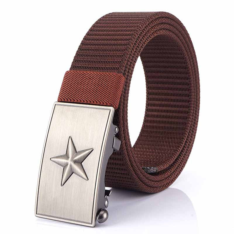 Inner Nylon Belt Toothless Automatic Buckle Outdoor Tooling Tactical Male Land Fire Belt