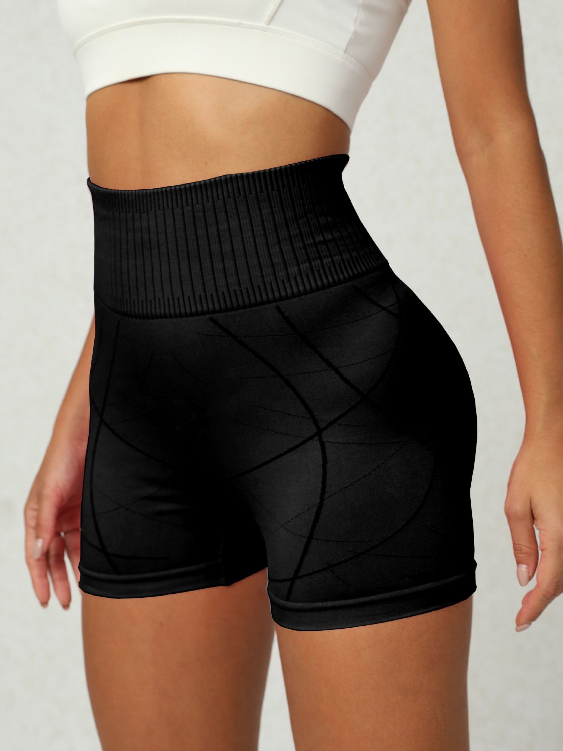 High Waist Active Shorts -  LOOCK MAKET