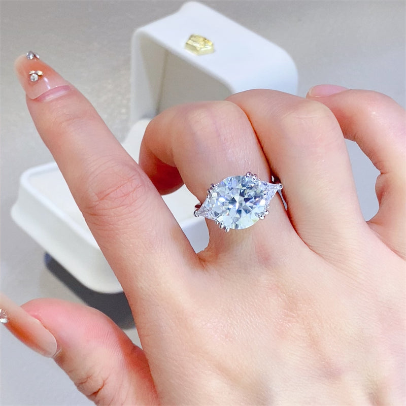 5 Carat Moissanite 925 Sterling Silver Ring -  LOOCK MAKET