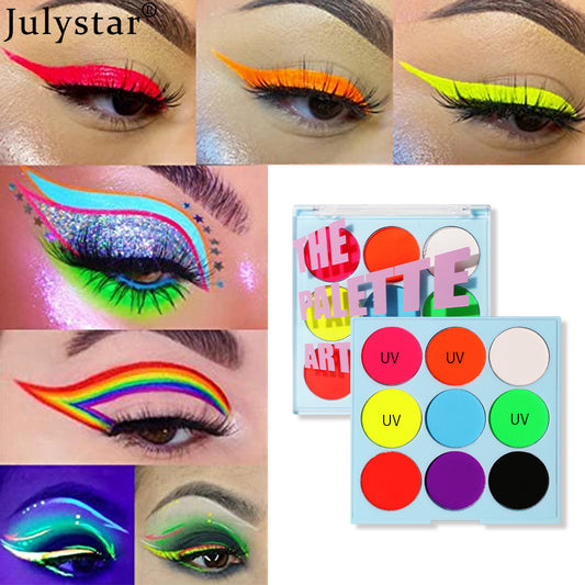 Color Fluorescent Eyeshadow Cream Painted Waterproof Sweatproof Easy To Apply Lasting Natural Quick-Drying Eyeliner