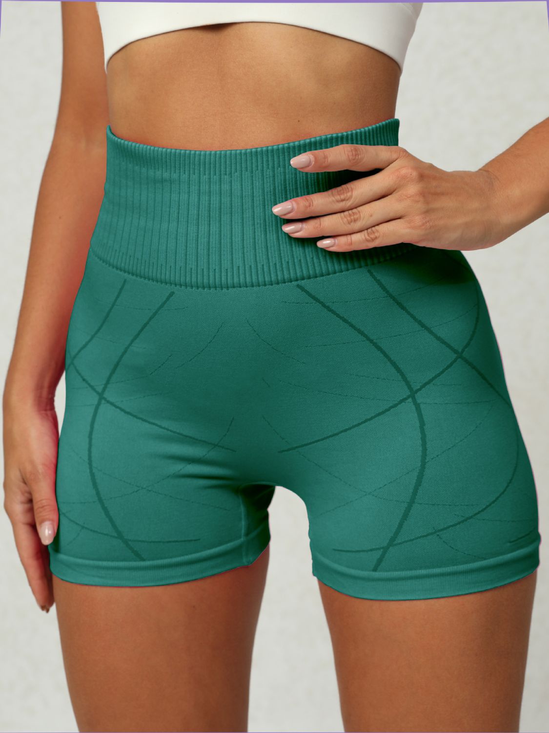 High Waist Active Shorts -  LOOCK MAKET