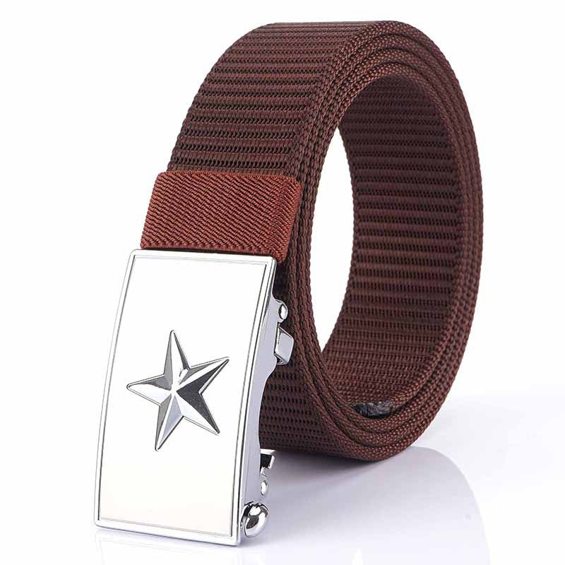 Inner Nylon Belt Toothless Automatic Buckle Outdoor Tooling Tactical Male Land Fire Belt