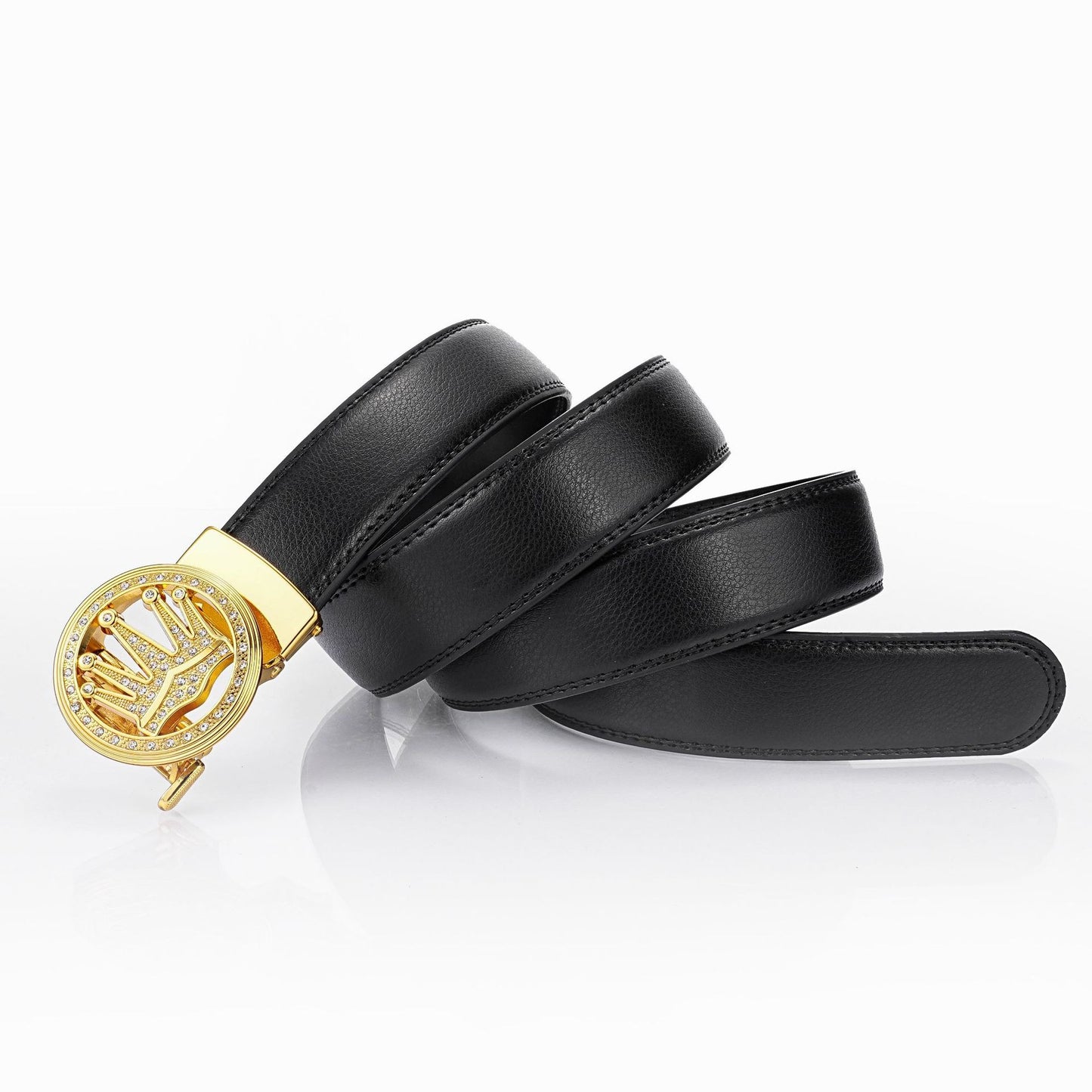 Men's automatic buckle belt