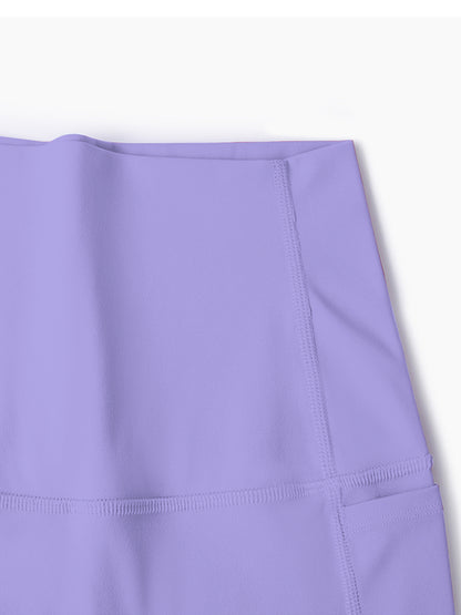 Pocketed High Waist Active Shorts -  LOOCK MAKET