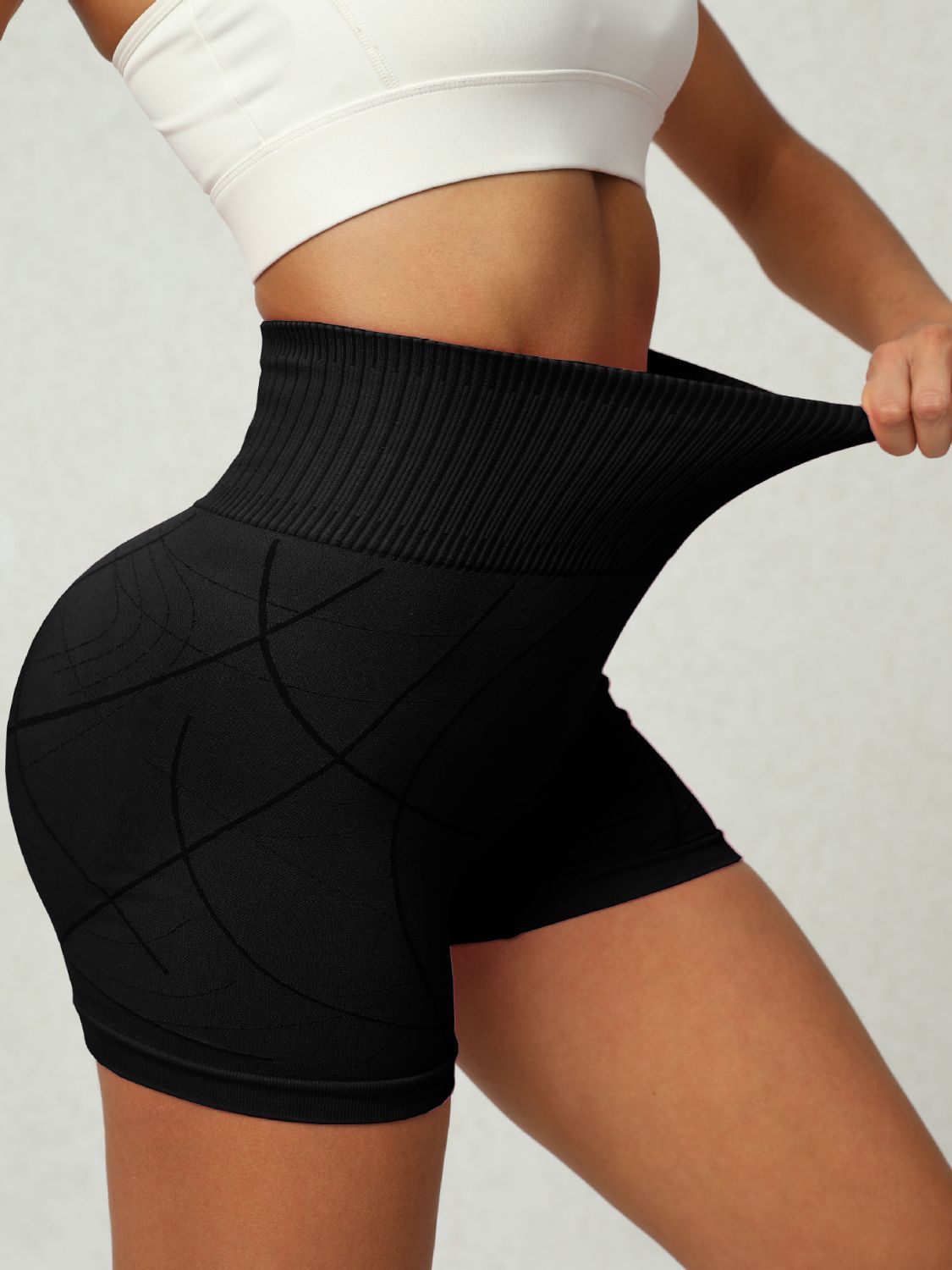 High Waist Active Shorts -  LOOCK MAKET