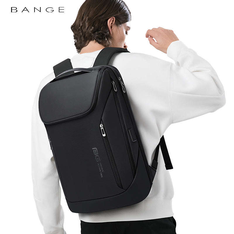 BANGE New Backpack Men's Business Backpack Korean Version Large Capacity Computer Travel Men's Backpack