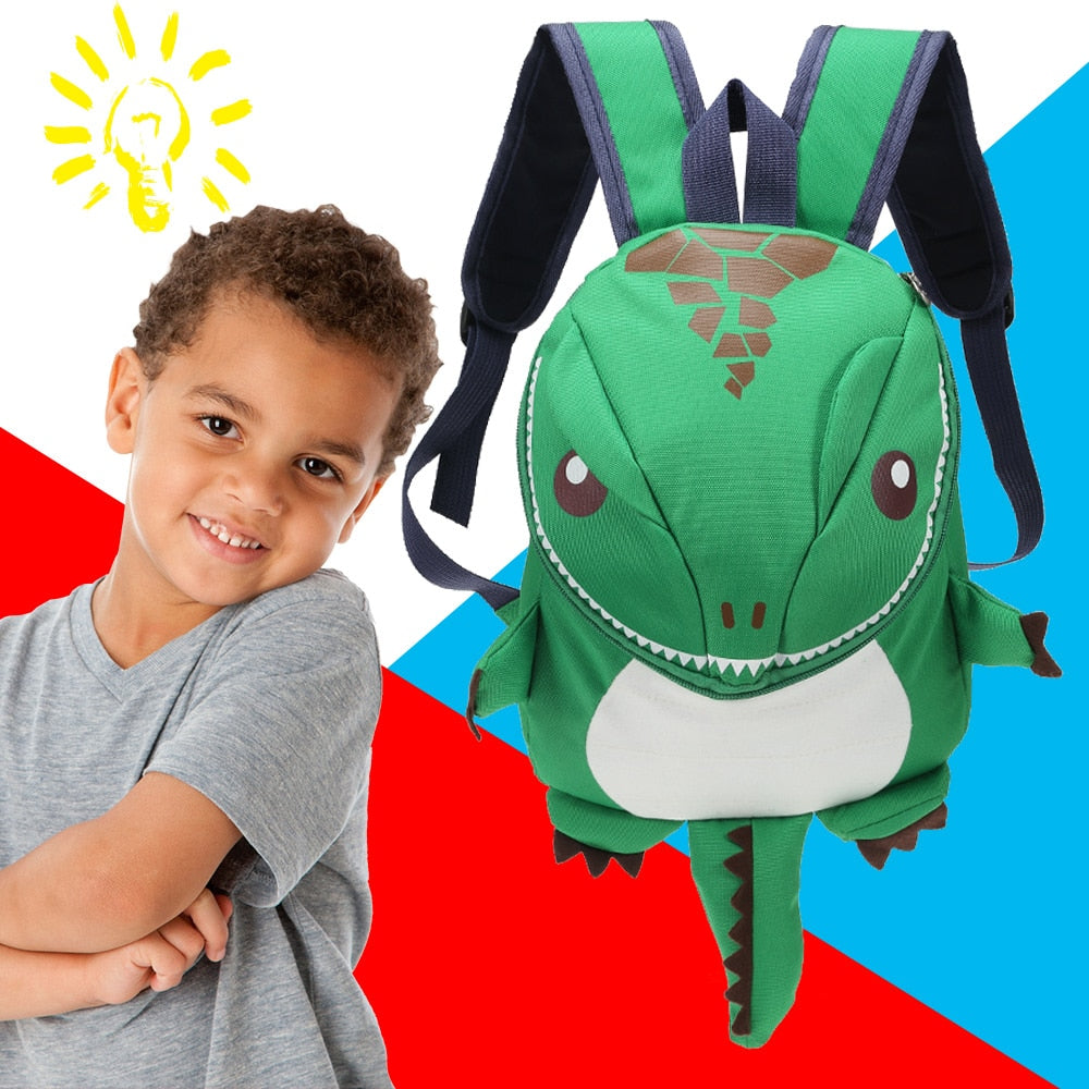 3D Dinosaur Backpack For Boys Girls Children waterproof backpacks kids kindergarten Small School Bag Girls Animal School Bags