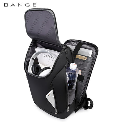 BANGE New Backpack Men's Business Backpack Korean Version Large Capacity Computer Travel Men's Backpack