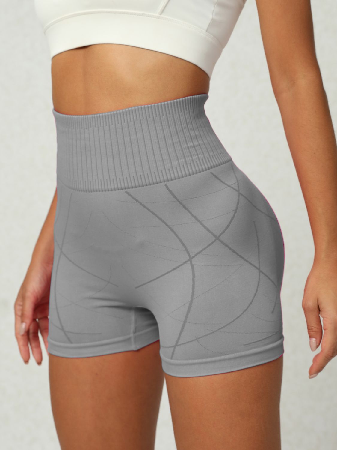 High Waist Active Shorts -  LOOCK MAKET