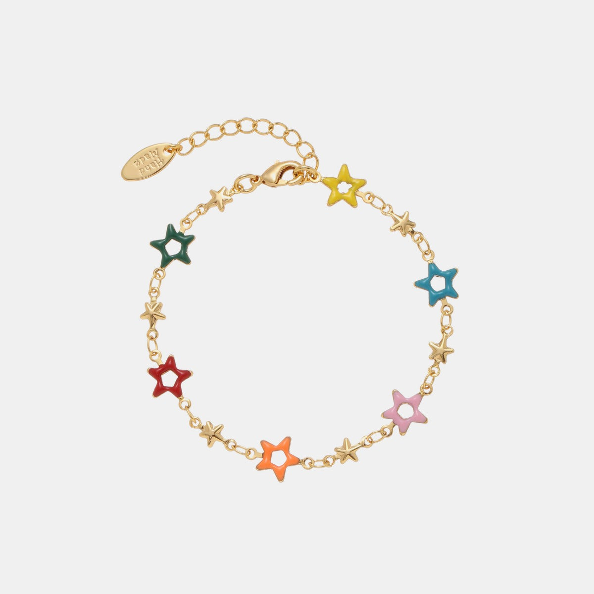 Copper Drip Oil Star Bracelet -  LOOCK MAKET