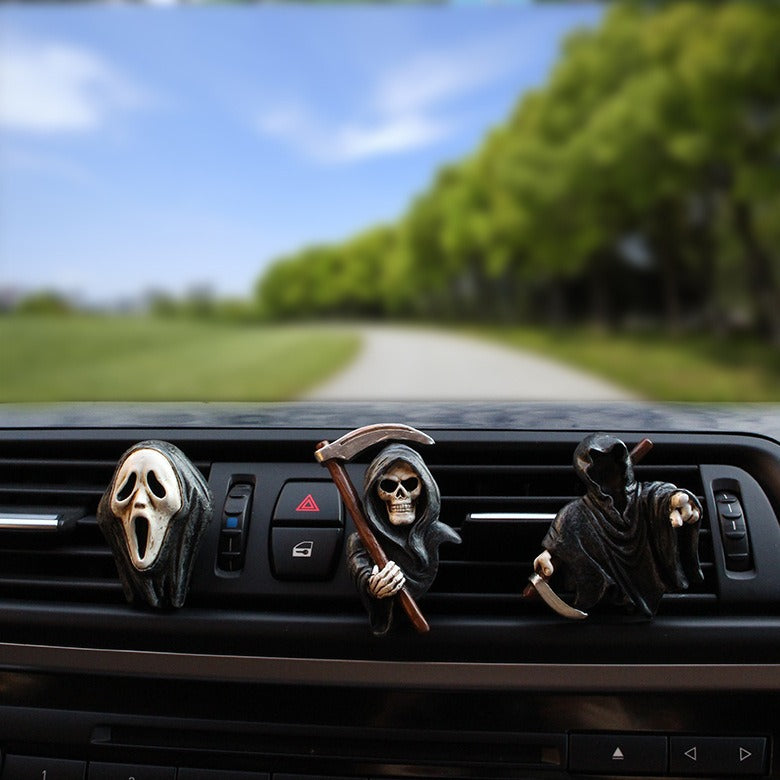 Death aromatherapy clip ornament resin car air conditioning outlet aromatherapy