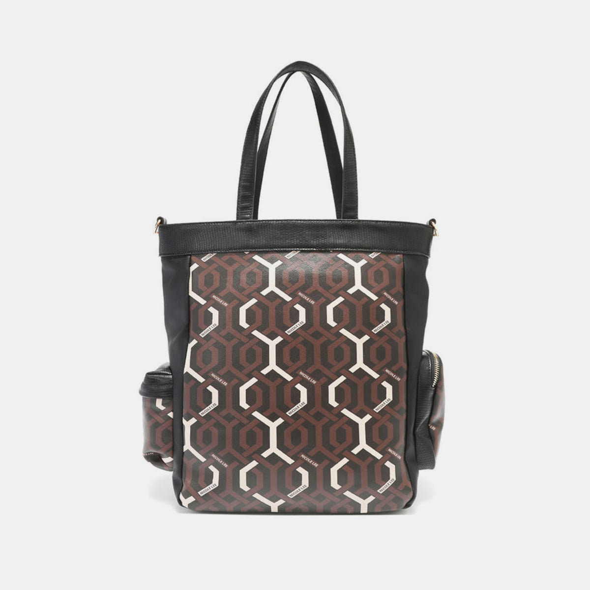 Nicole Lee USA Geometric Pattern Tote Bag -  LOOCK MAKET