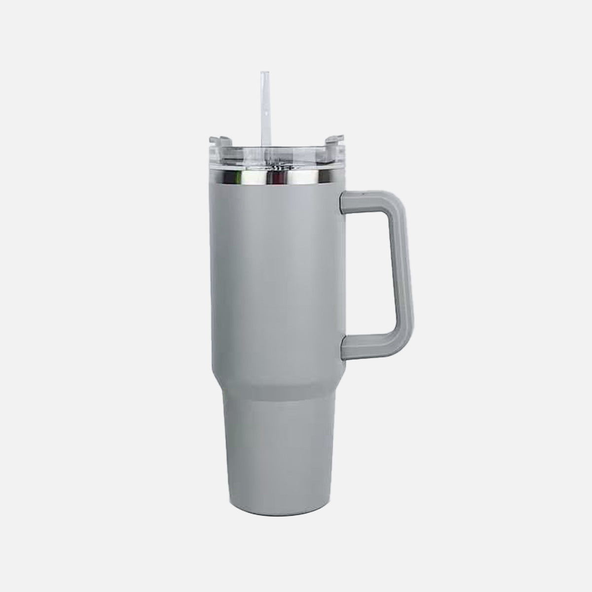 Stainless Steel Tumbler with Handle and Straw -  LOOCK MAKET