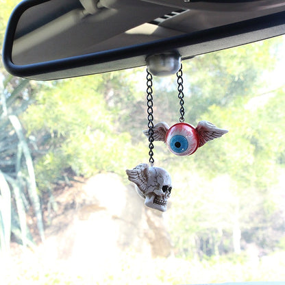 Creative resin for hanging accessories on the eye skeleton car