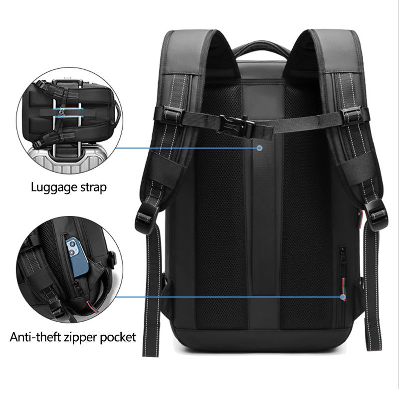 Air Tight Bags Valve Vacuum Compression Backpack system Expandable waterproof bagpack back pack travel laptop bag backpacks