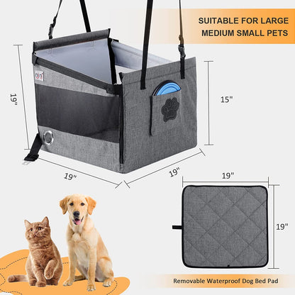 New Car Pet Cage Car Rear Dog Basket Waterproof And Anti-Dirty Pet Car Cushion