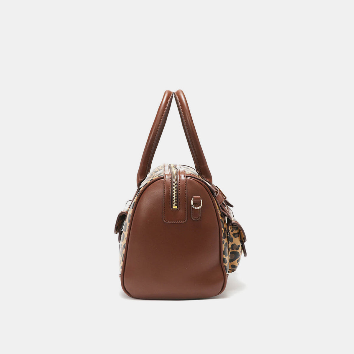 Nicole Lee USA Leopard Boston Bag -  LOOCK MAKET