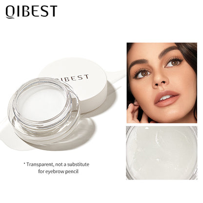 QIBEST Eyebrow Primer Eyebrow Makeup Does Not Fade Waterproof Natural Three Dimensional Eyebrow Cream Easy To Color And Shape