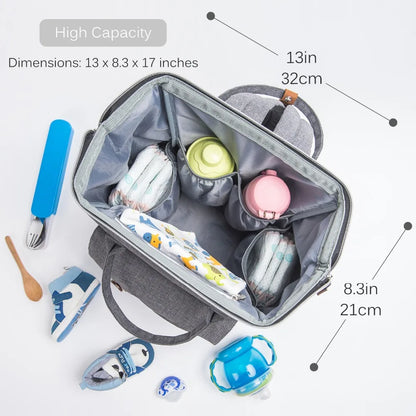 Alameda Fashion Mummy Maternity Bag Multi-function Diaper Bag Backpack Nappy Baby Bag with Stroller Straps for Baby Care