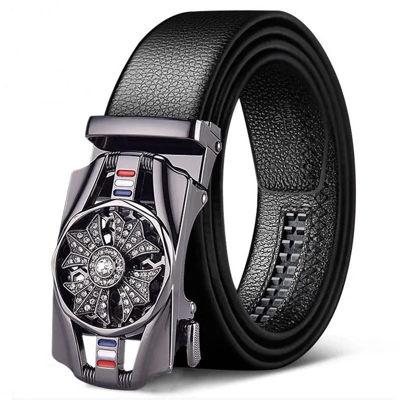 Time Comes, Belt for Men's New High end Men's Belt Trend Versatile Automatic Buckle