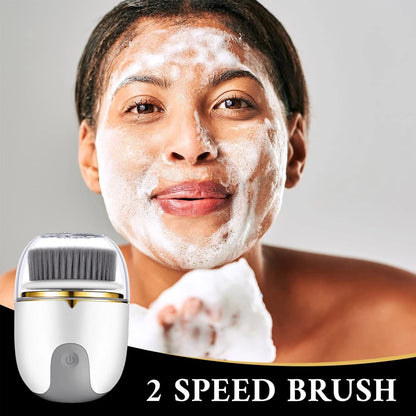 3 in 1 Ultrasonic Facial Cleanser Brush Electric Cleansing Face Brush 360 Rotate Deep Cleaning Brush Facial Skin Care Machine