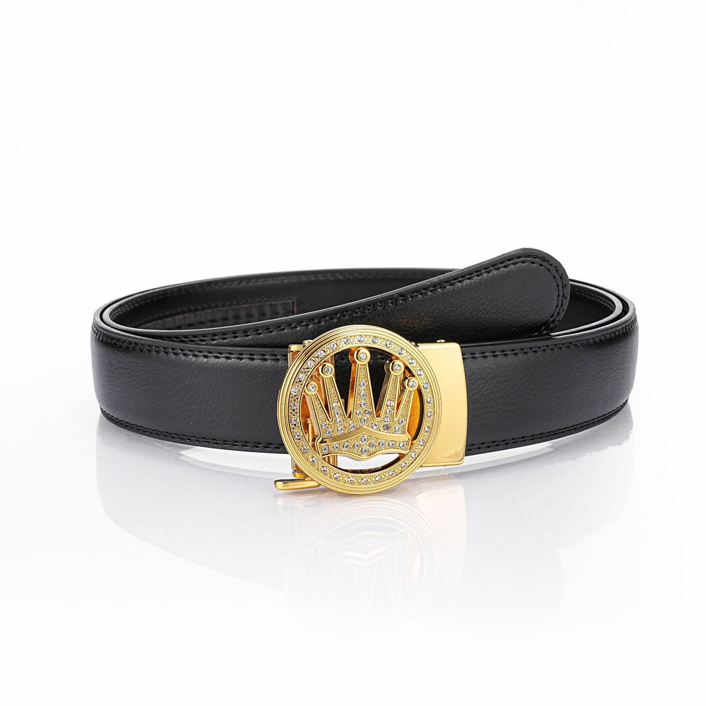 Men's automatic buckle belt