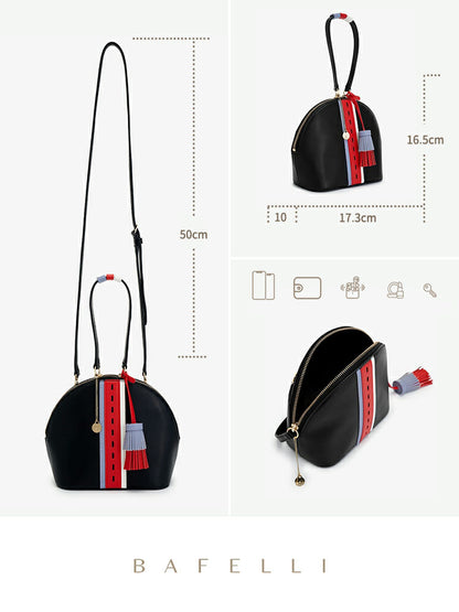 Bags New Net Red Shell Bag Women High End Diagonal Shoulder Bag Net Red Tassel Bag Handbag