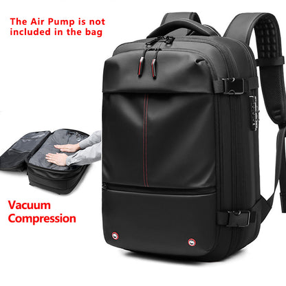 Air Tight Bags Valve Vacuum Compression Backpack system Expandable waterproof bagpack back pack travel laptop bag backpacks