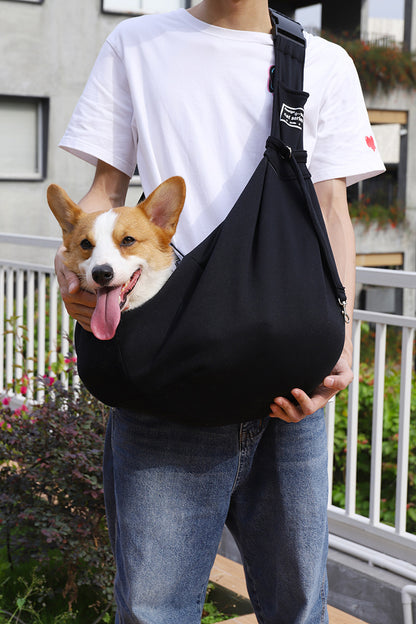 New Folding Dog Backpack Breathable Pet Bag Pet Bag Messenger Bag