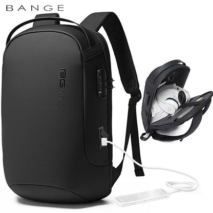 BANGE New Fashion Backpack Light Business Sports Car Backpack Anti-Theft Casual Computer Bagbackpack